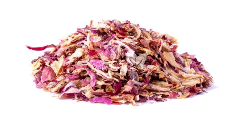 Cebola Roxa em Flocos Desidratada - Relva Verde Saúde e Bem-estar