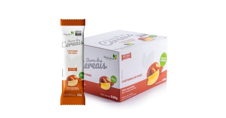Barra de Cereais Vegana com Castanha do Pará