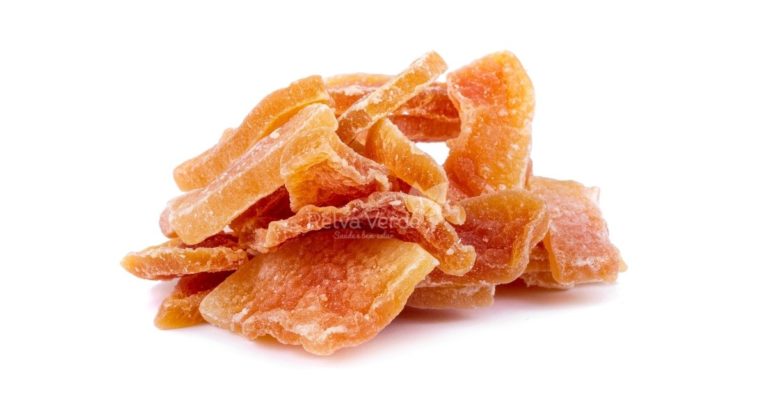 Mamão Papaya Desidratado com Limão - Relva Verde Saúde e Bem-estar