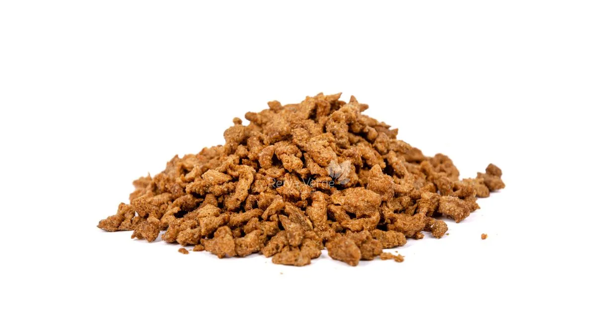 Proteína de Soja Texturizada (PTS) média sabor carne - Relva Verde Saúde e Bem-estar