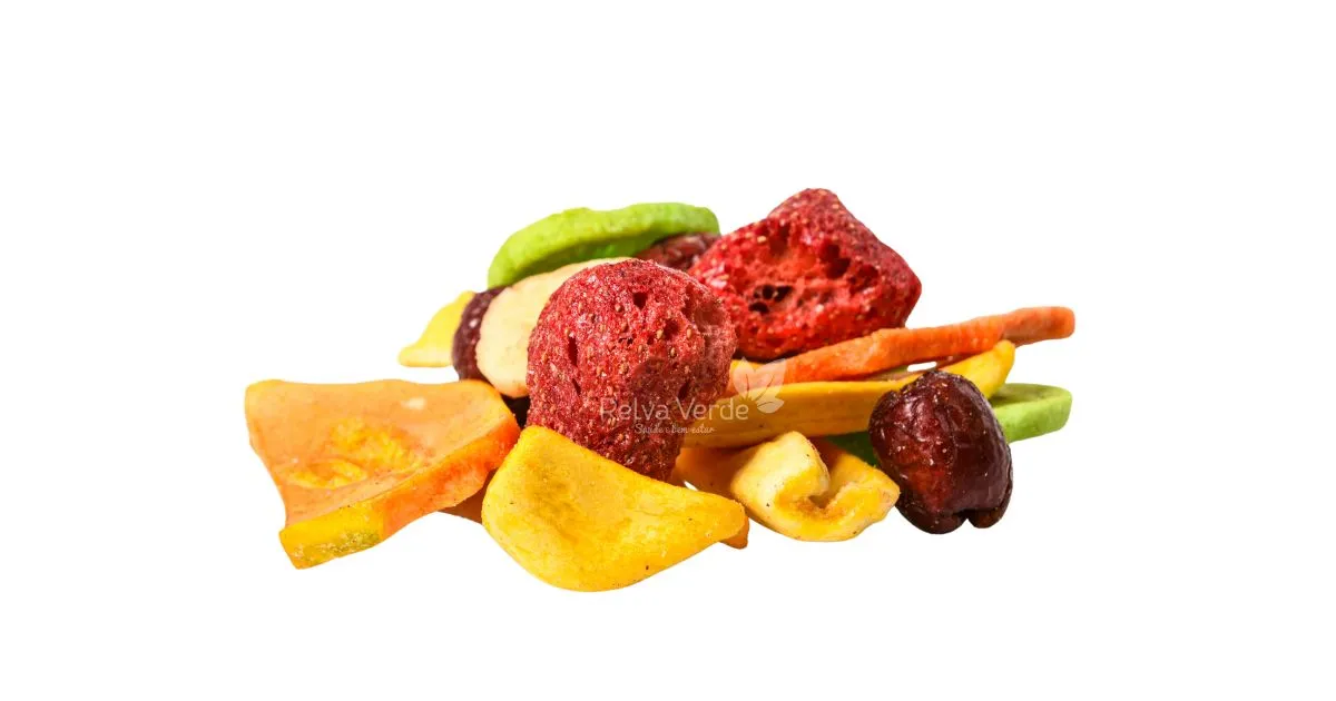 Mix de Frutas Chips Seleção Especial - Relva Verde Saúde e Bem estar